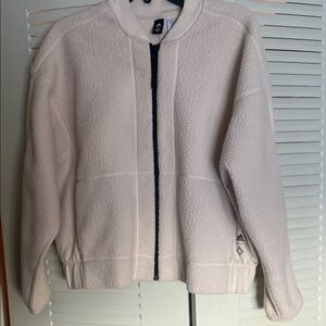 Adidas Women's Off-White Teddy Jacket